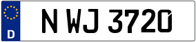 Truck License Plate